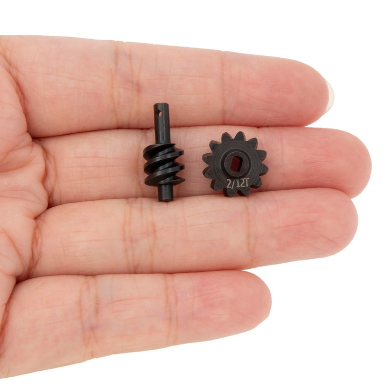 MEUS Racing SCX24 2-12T مجموعة التروس التفاضلية الحلزونية ذات السرعة الزائدة لمحور SCX24 Deadbolt C10 JLU Gladiator Bronco 1/24 RC أجزاء ترقية السيارة الزاحفة، مجموعتان (2-12T) - Image 5